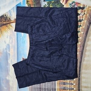 Louis Feraud Pleated High Rise Wide‎ Leg Blue Trousers Pants Size 16